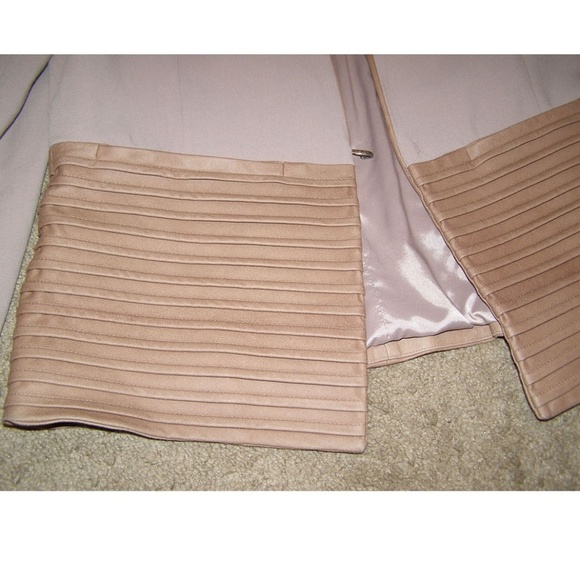 NWT $793 HELMUT LANG blazer sz 6 w/leather detail - Picture 6 of 8